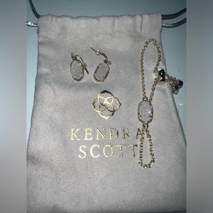 Kendra Scott Matching Earrings and Bracelet